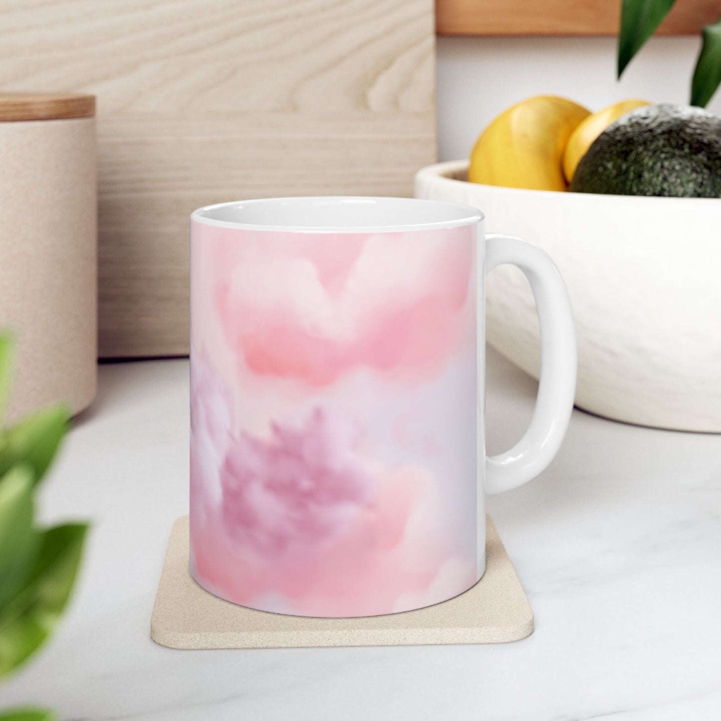 Dreamy Clouds Ceramic Mug - 11oz & 15oz, Perfect for Coffee Lovers & Gifts