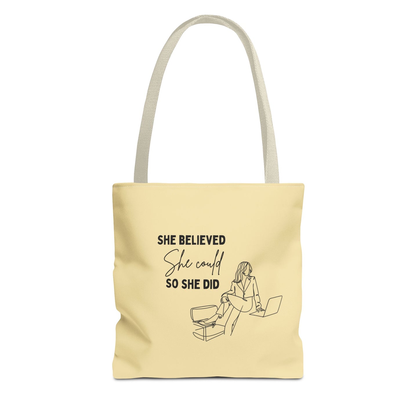 Tote Bags (AOP) design for successful women | women career goals | pulsepoint store