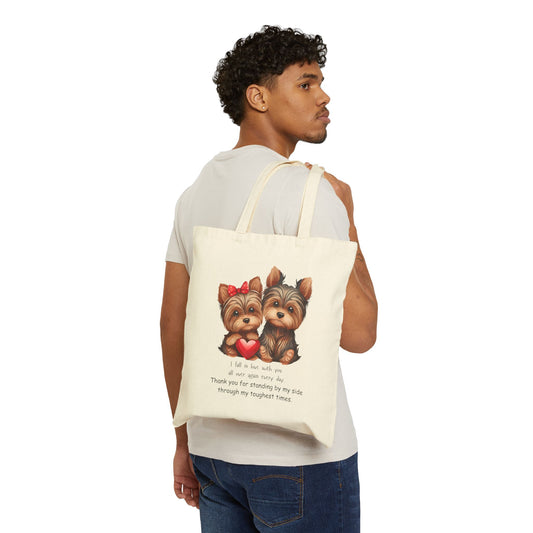 Cotton Canvas Tote Bag for your lover | valentine special | valentine gifts