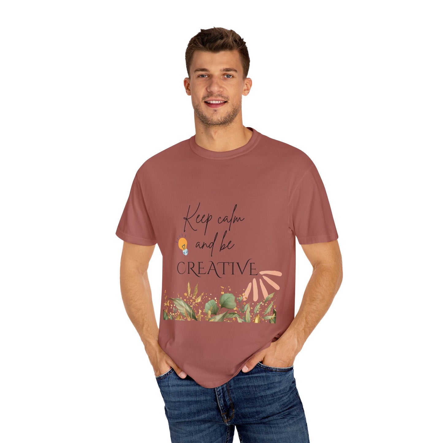 Unisex Garment-Dyed T-shirt with motivational quote | t shirt designs for you | pulse point store