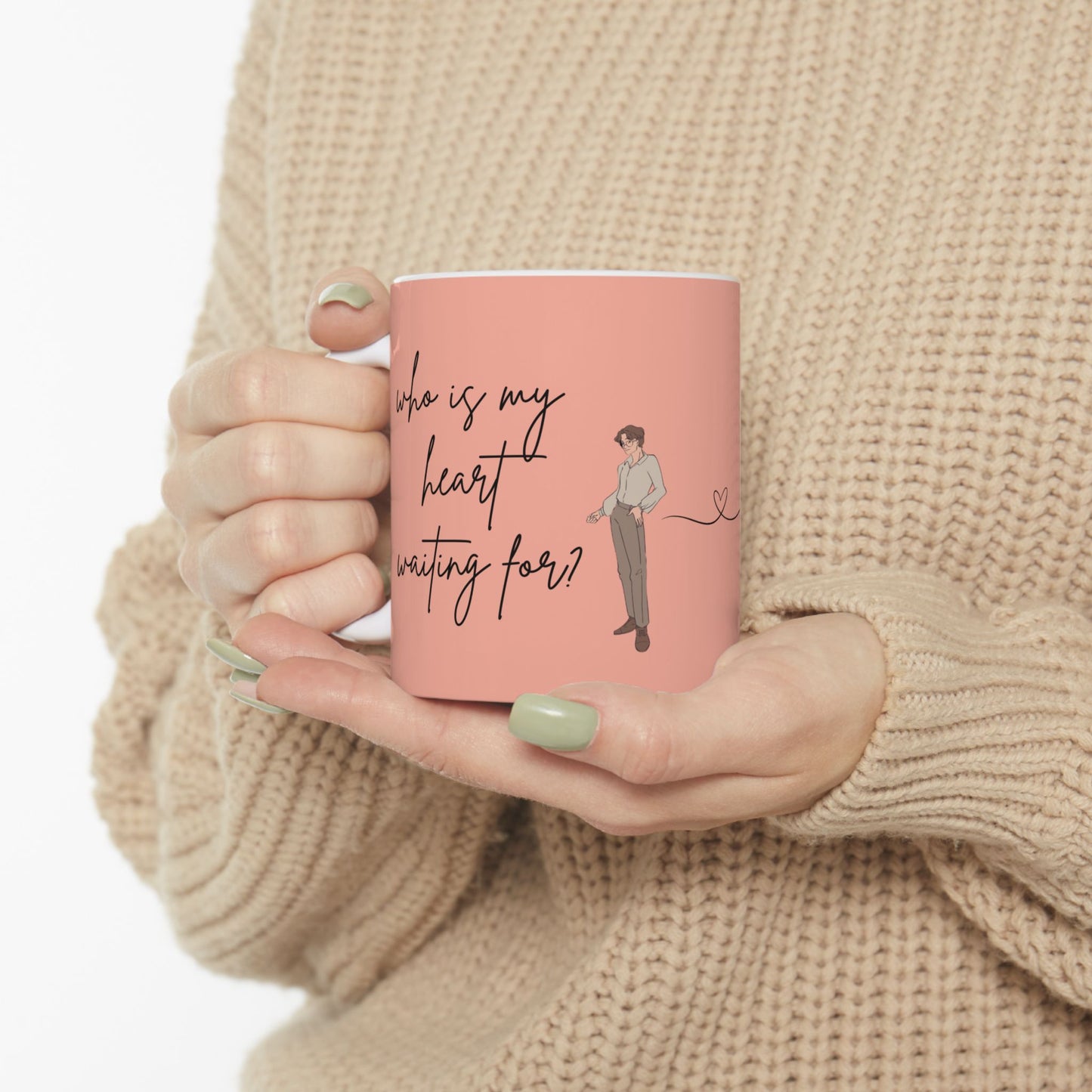 Ceramic Mug, (11oz, 15oz) | pulse point store | couple mugs | womens' |" valentine special