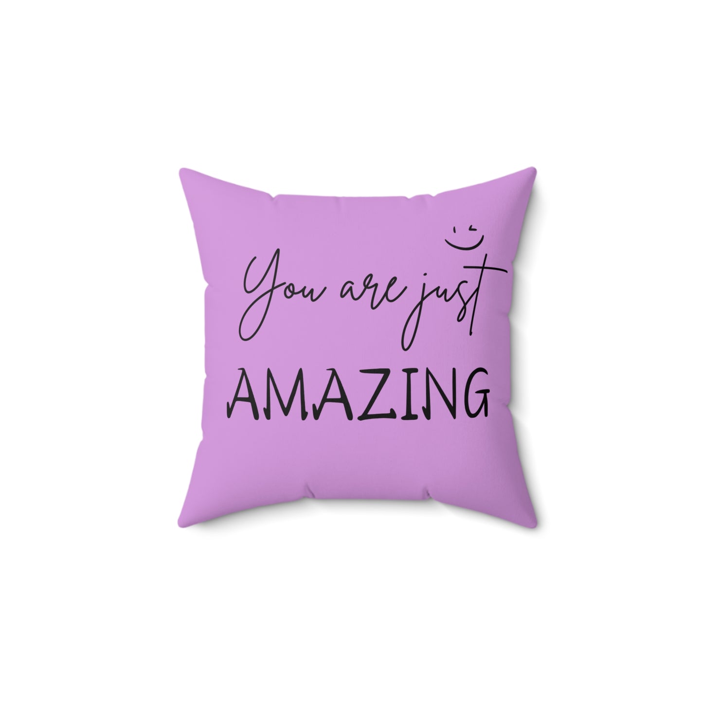 Spun Polyester Square Pillow | pillow with motivational quote for you by pulse point store