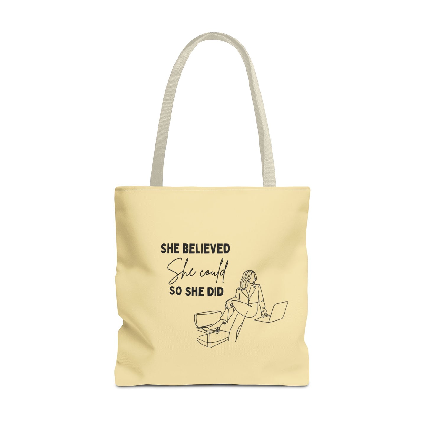 Tote Bags (AOP) design for successful women | women career goals | pulsepoint store