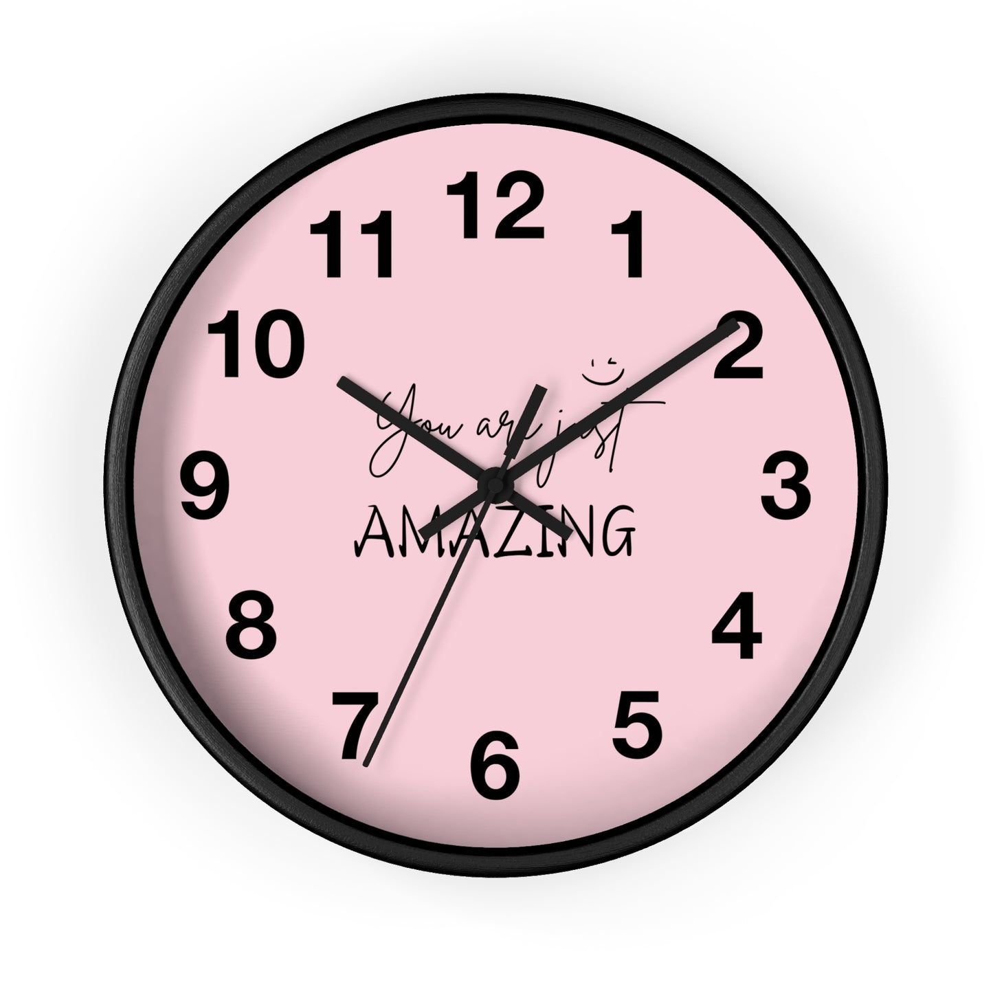 Wall Clock | wall clock for your room | wall clock with motivational background by pulse point store