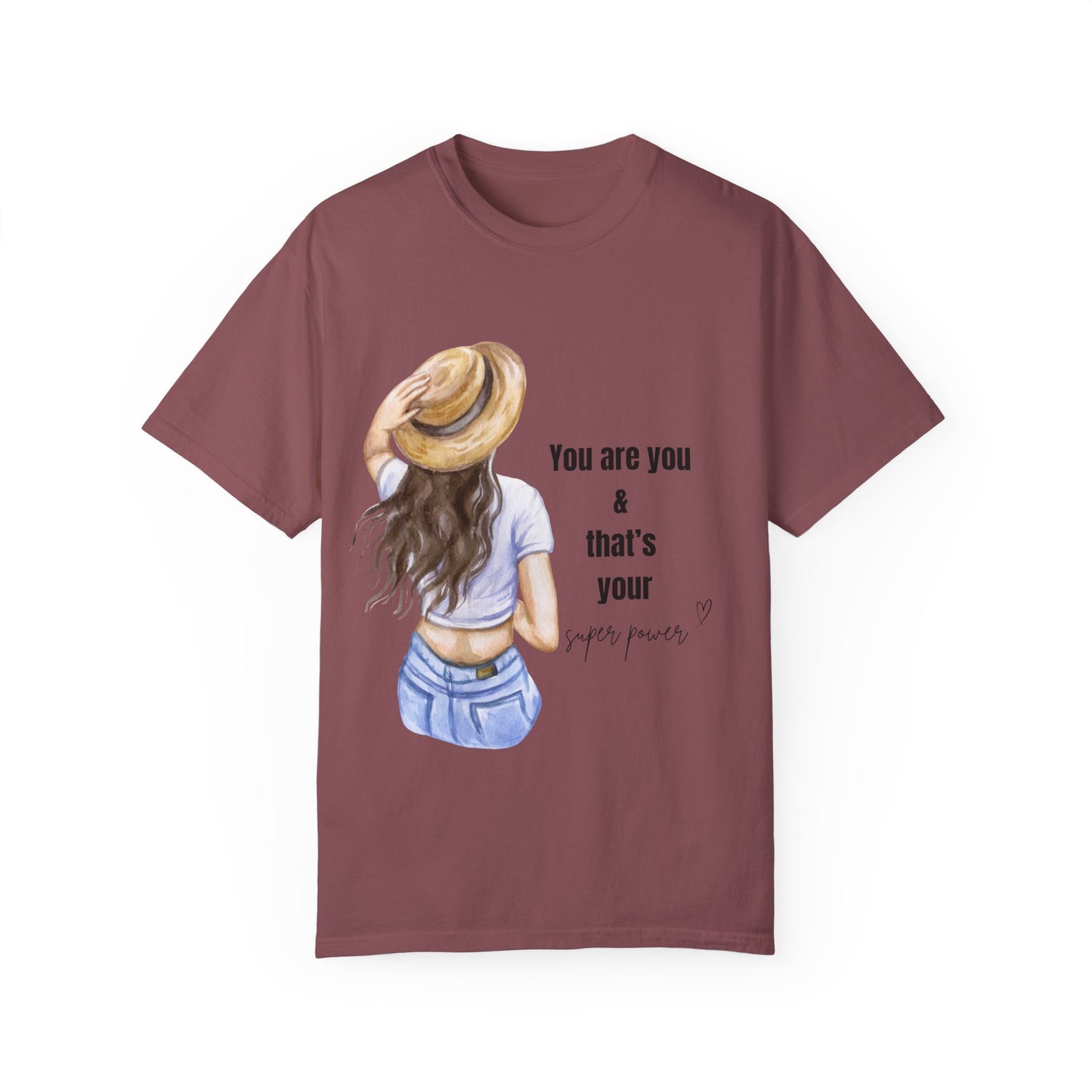 Unisex Garment-Dyed T-shirt | girls pride | motivational quotes | gifts for her