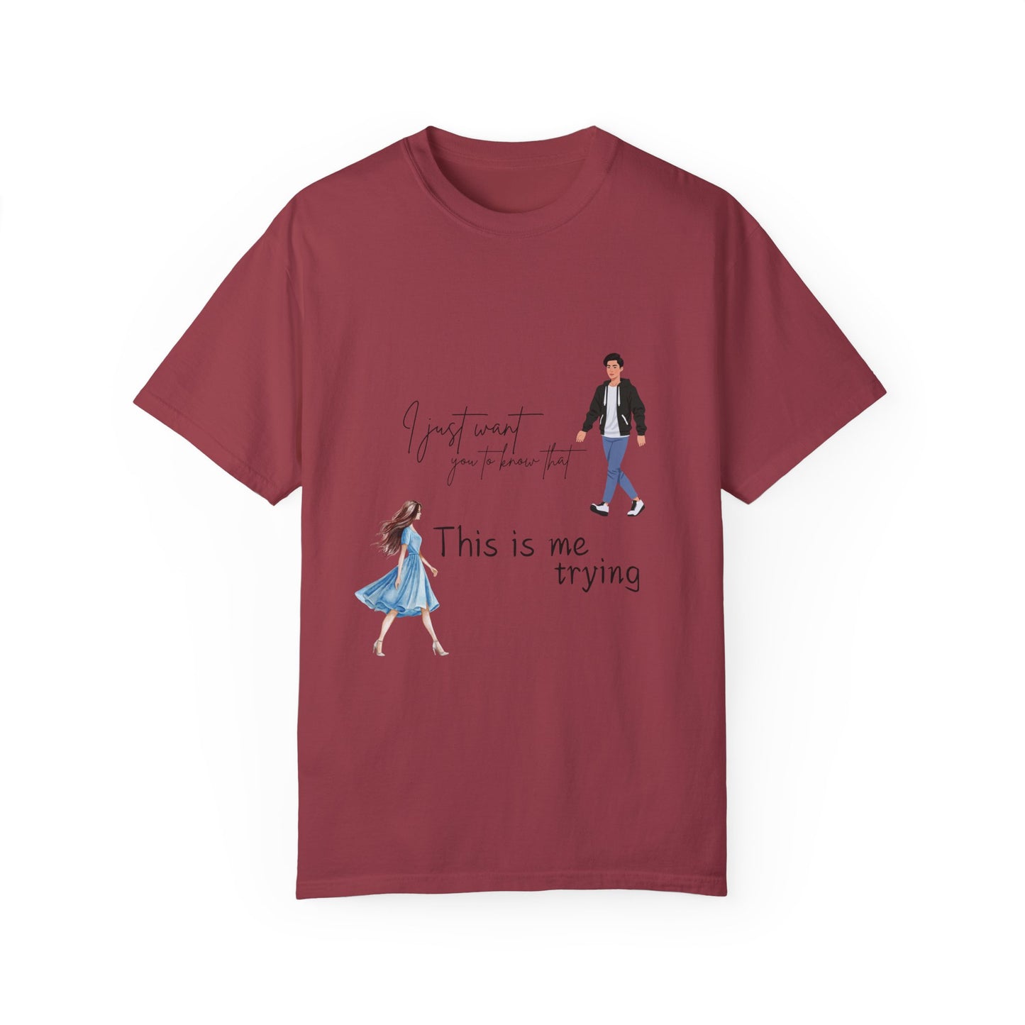 Unisex Garment-Dyed T-shirt with quote | t shirts design for music lovers