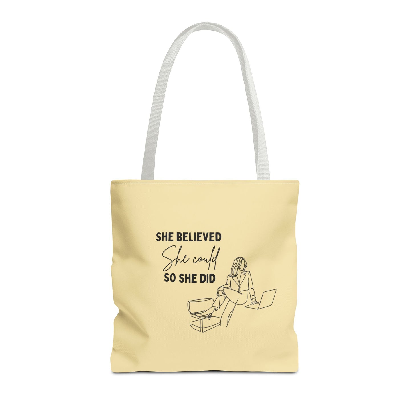 Tote Bags (AOP) design for successful women | women career goals | pulsepoint store