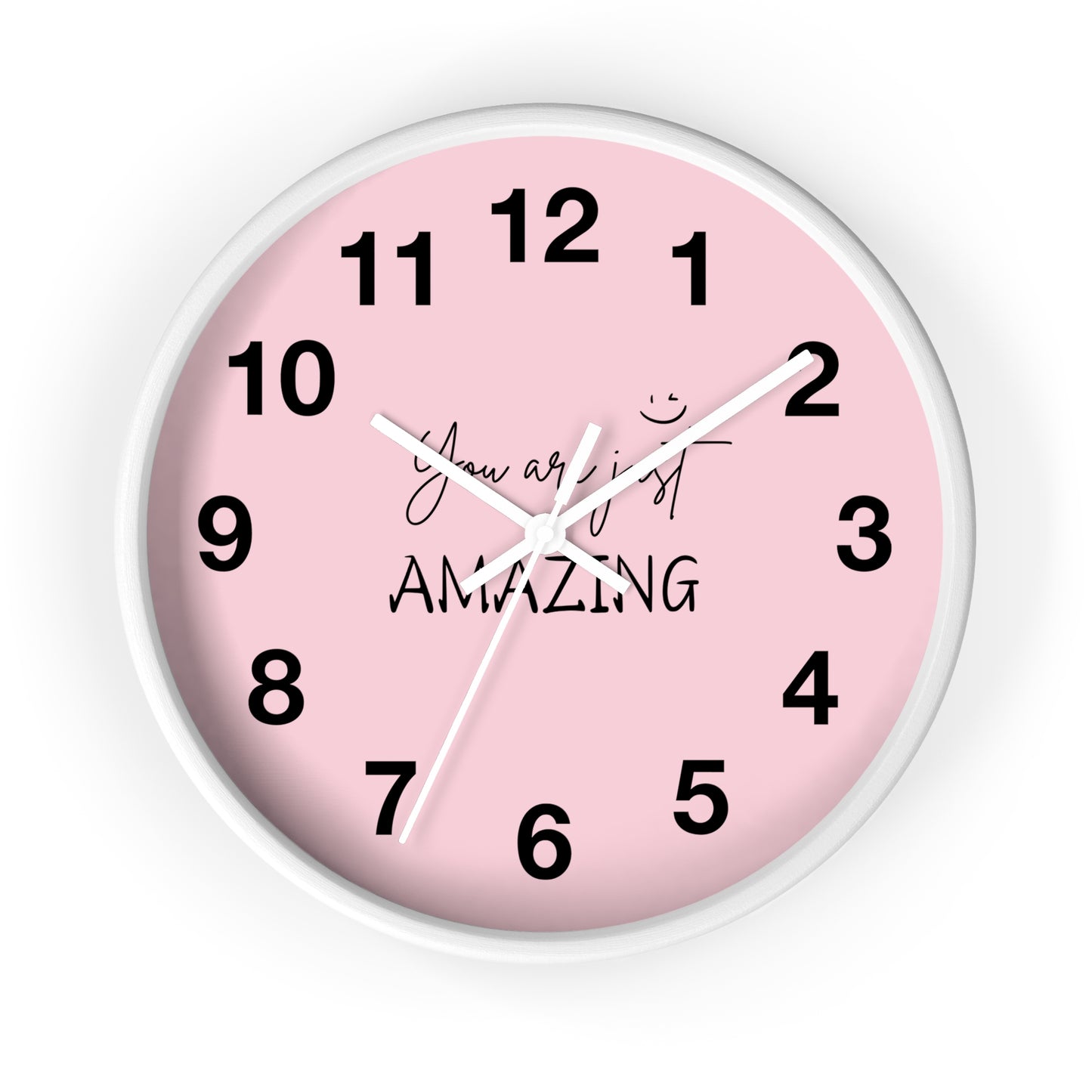 Wall Clock | wall clock for your room | wall clock with motivational background by pulse point store