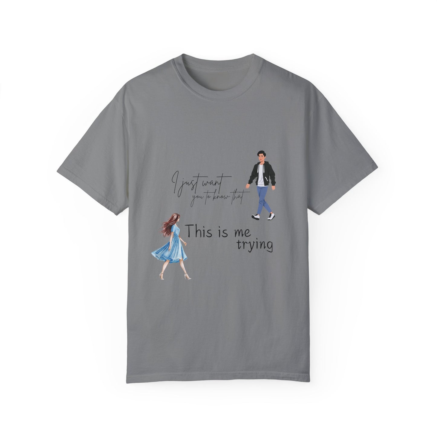 Unisex Garment-Dyed T-shirt with quote | t shirts design for music lovers