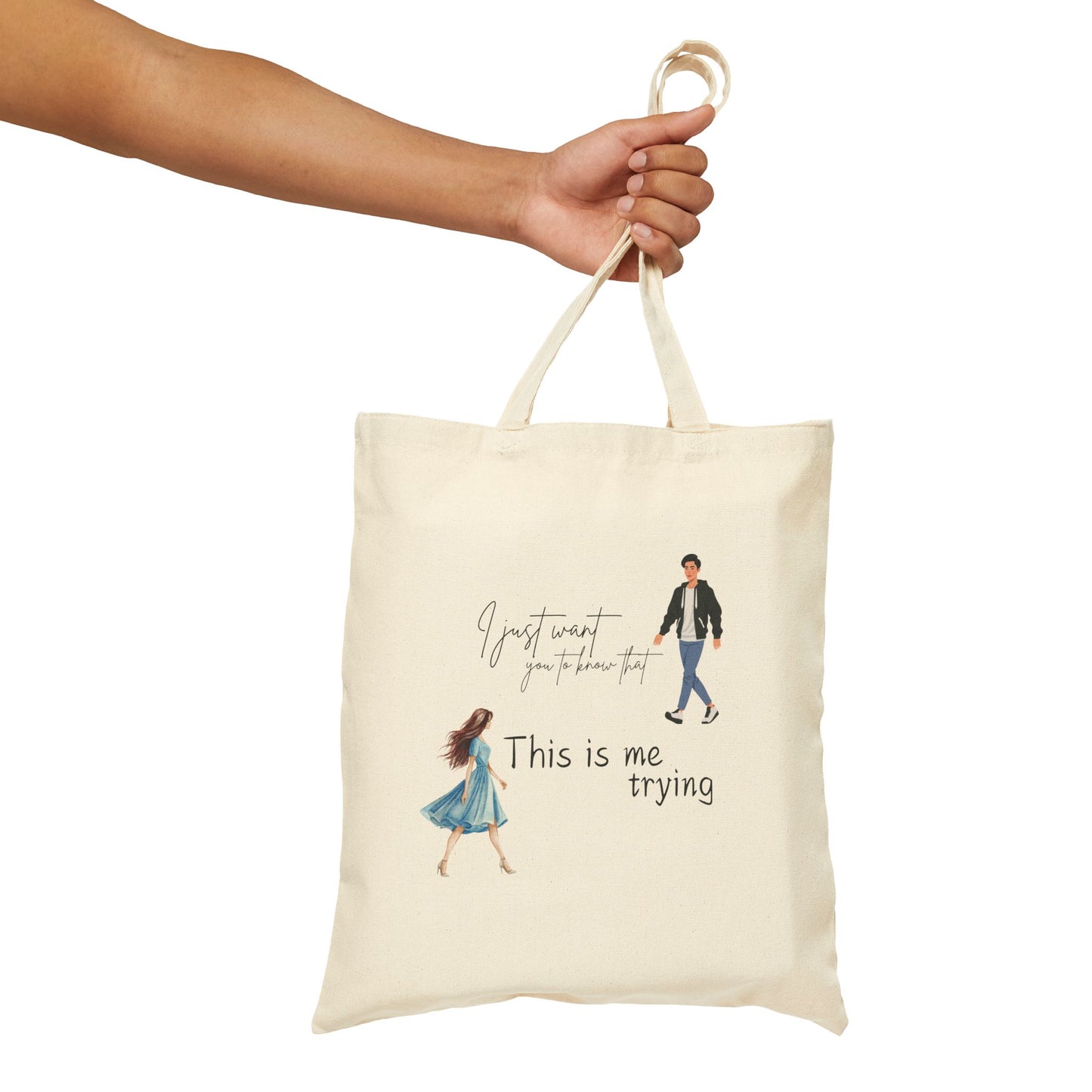 Cotton Canvas Tote Bag | tote bags with quote written | tote bags for girls