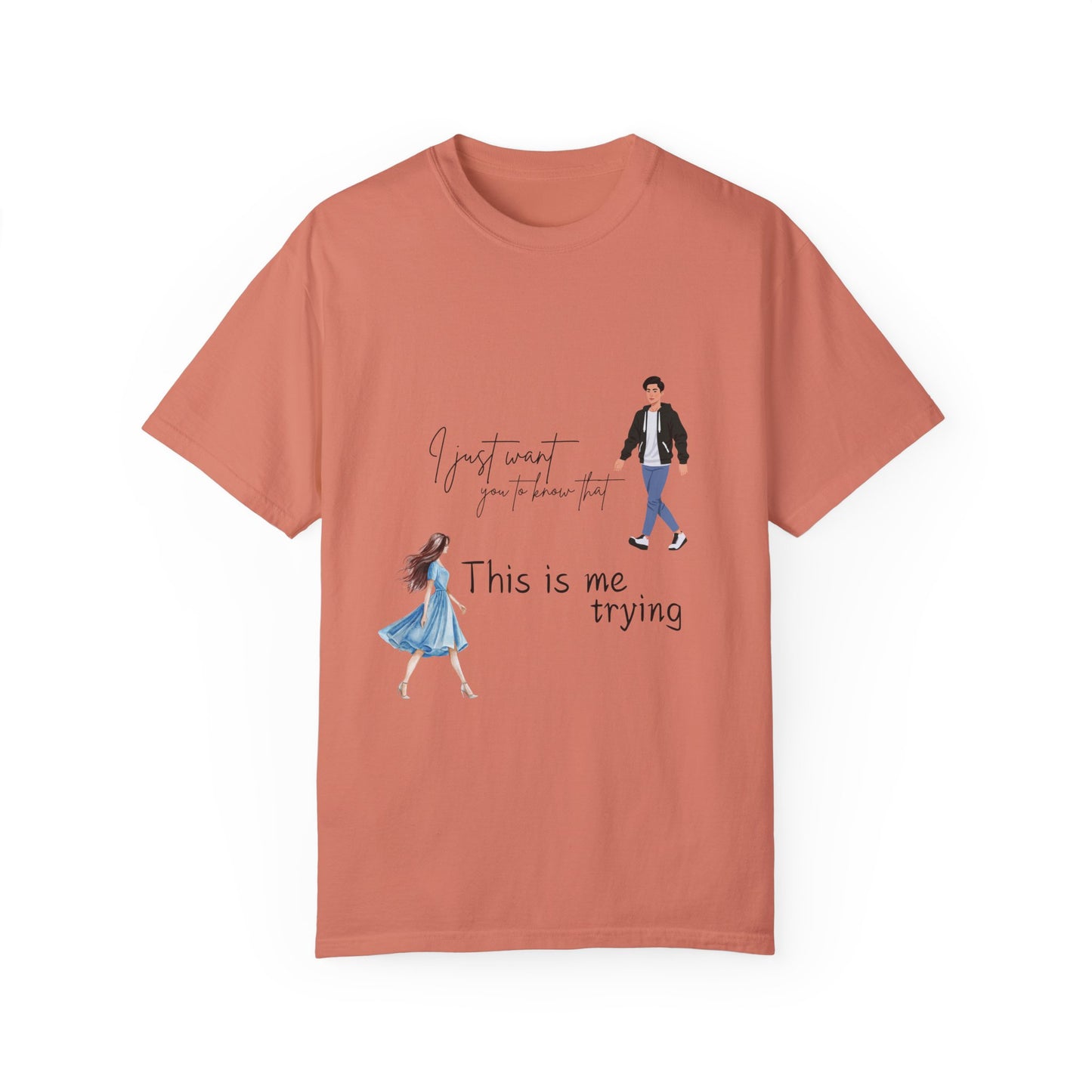 Unisex Garment-Dyed T-shirt with quote | t shirts design for music lovers