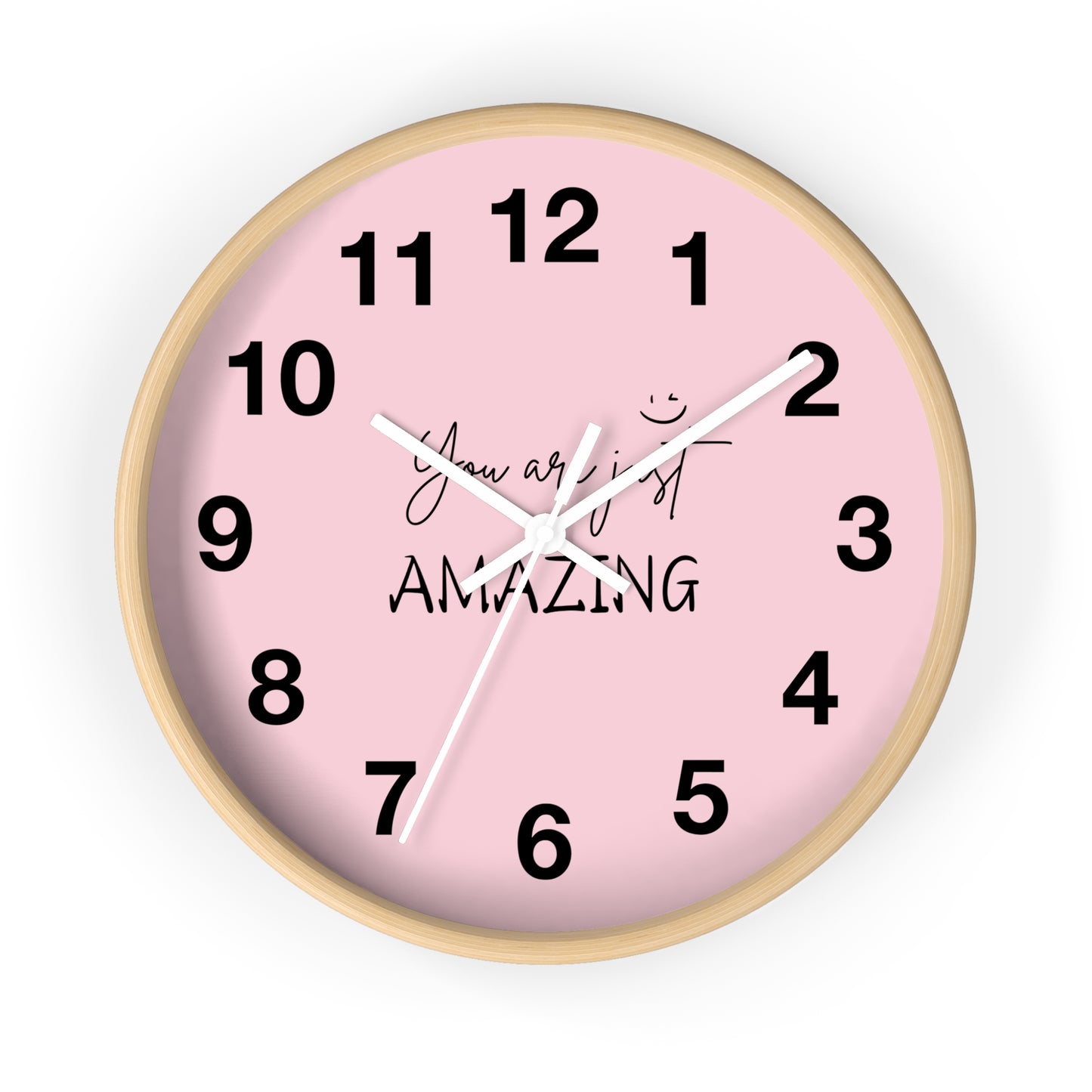 Wall Clock | wall clock for your room | wall clock with motivational background by pulse point store