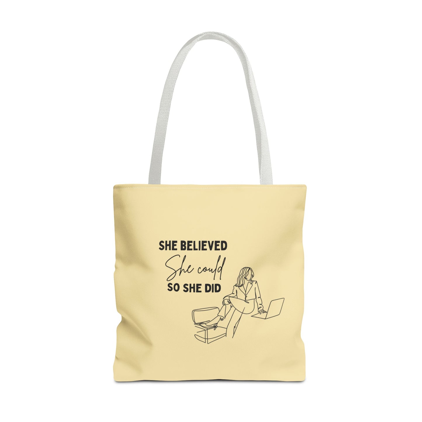 Tote Bags (AOP) design for successful women | women career goals | pulsepoint store