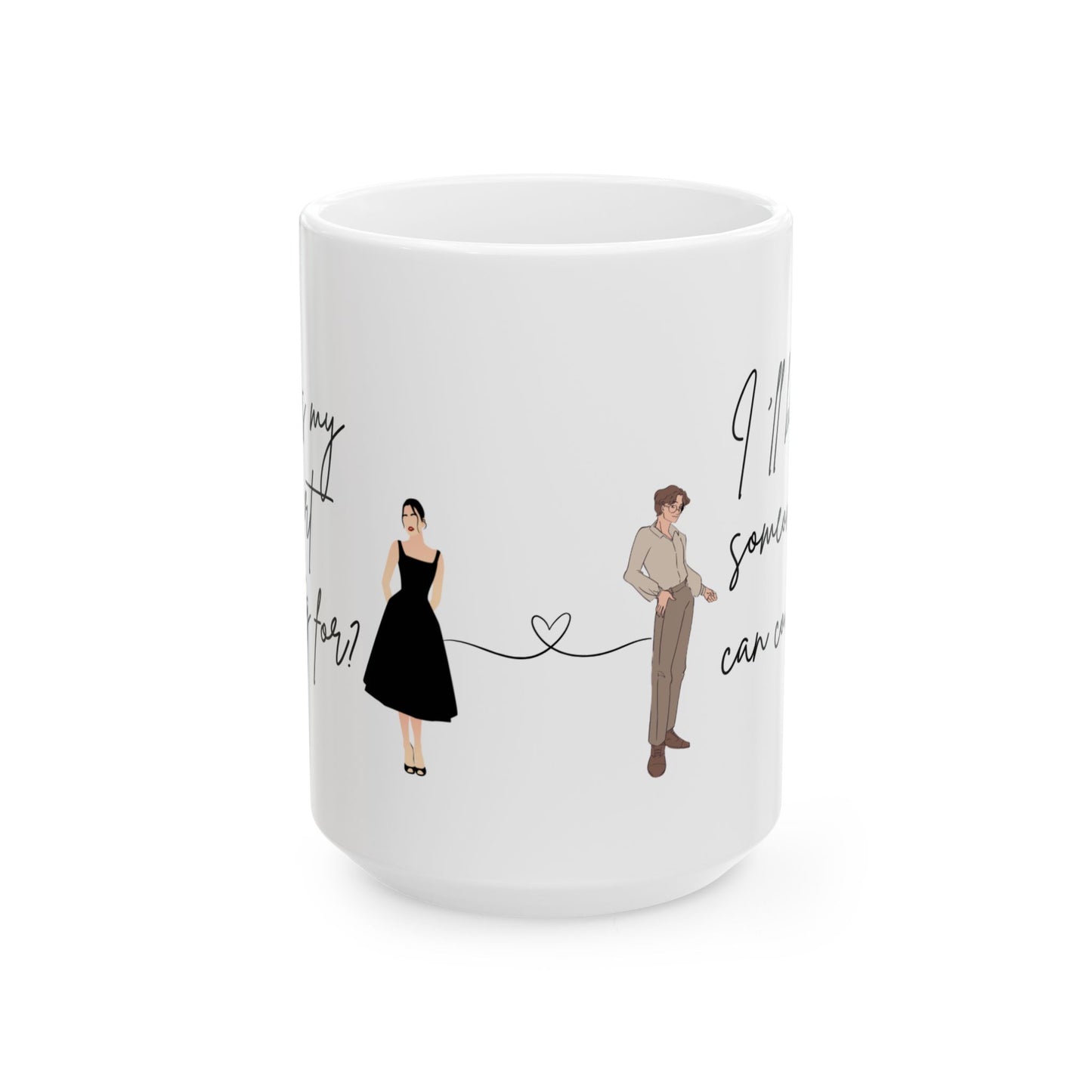 Ceramic Mug, (11oz, 15oz) | pulse point store | couple mugs | men's' | valentine special