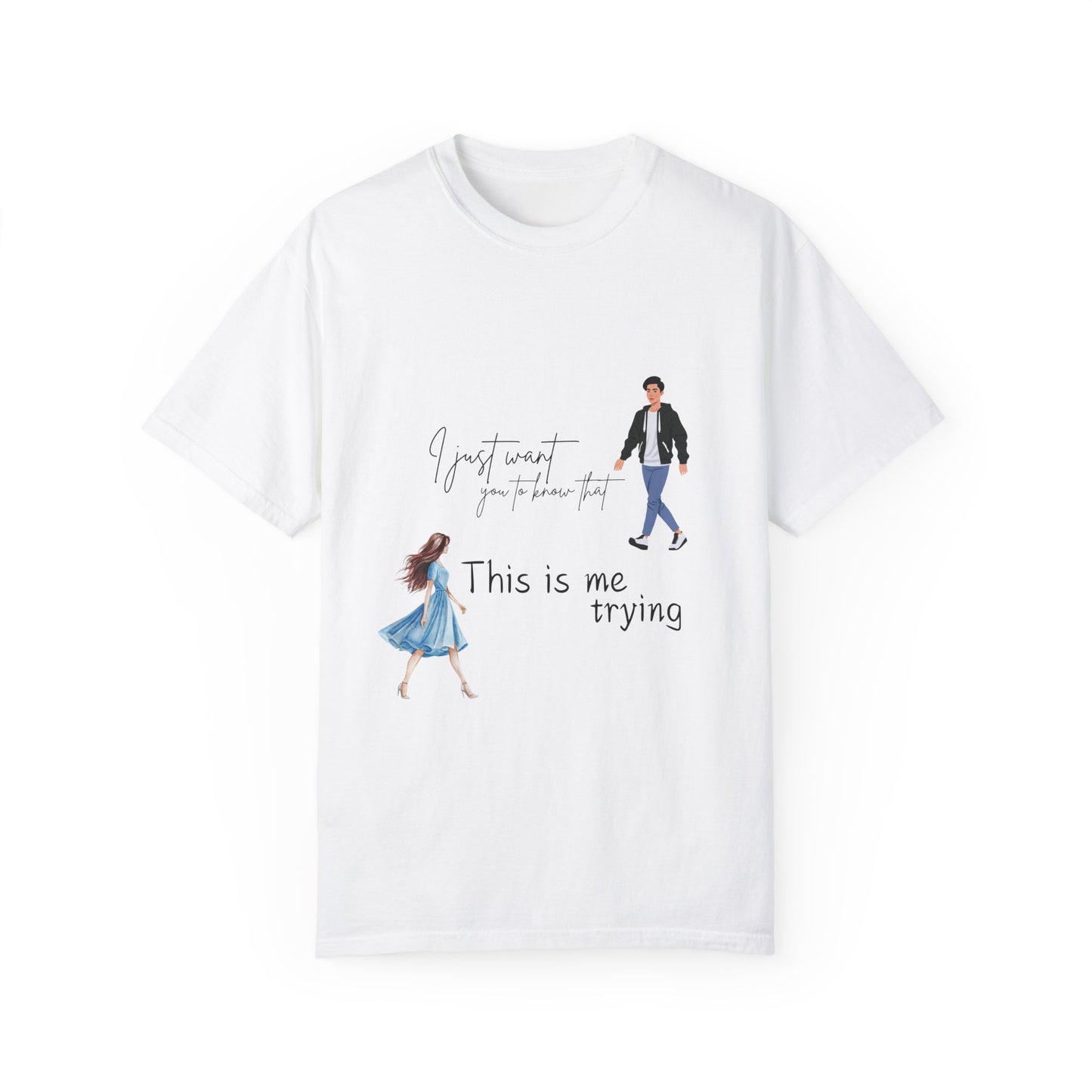 Unisex Garment-Dyed T-shirt with quote | t shirts design for music lovers