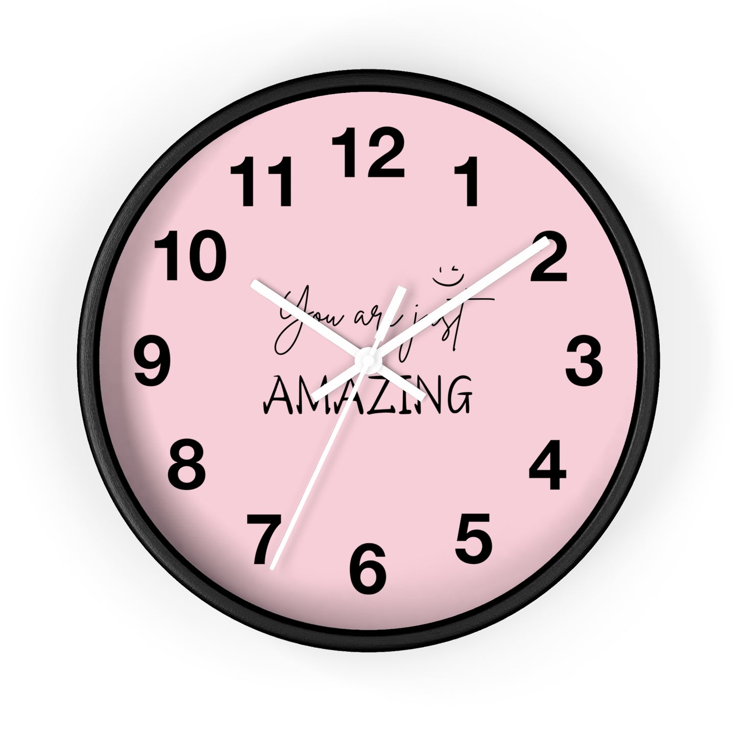 Wall Clock | wall clock for your room | wall clock with motivational background by pulse point store