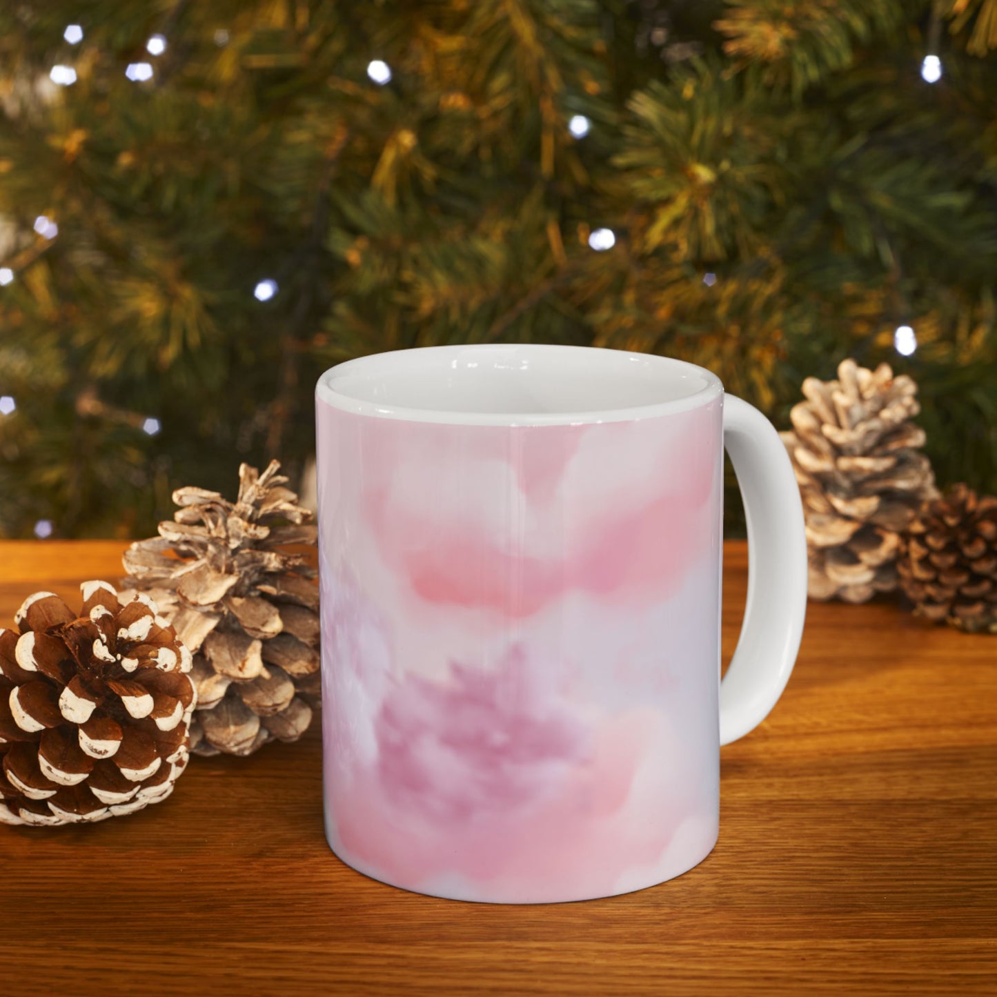 Dreamy Clouds Ceramic Mug - 11oz & 15oz, Perfect for Coffee Lovers & Gifts