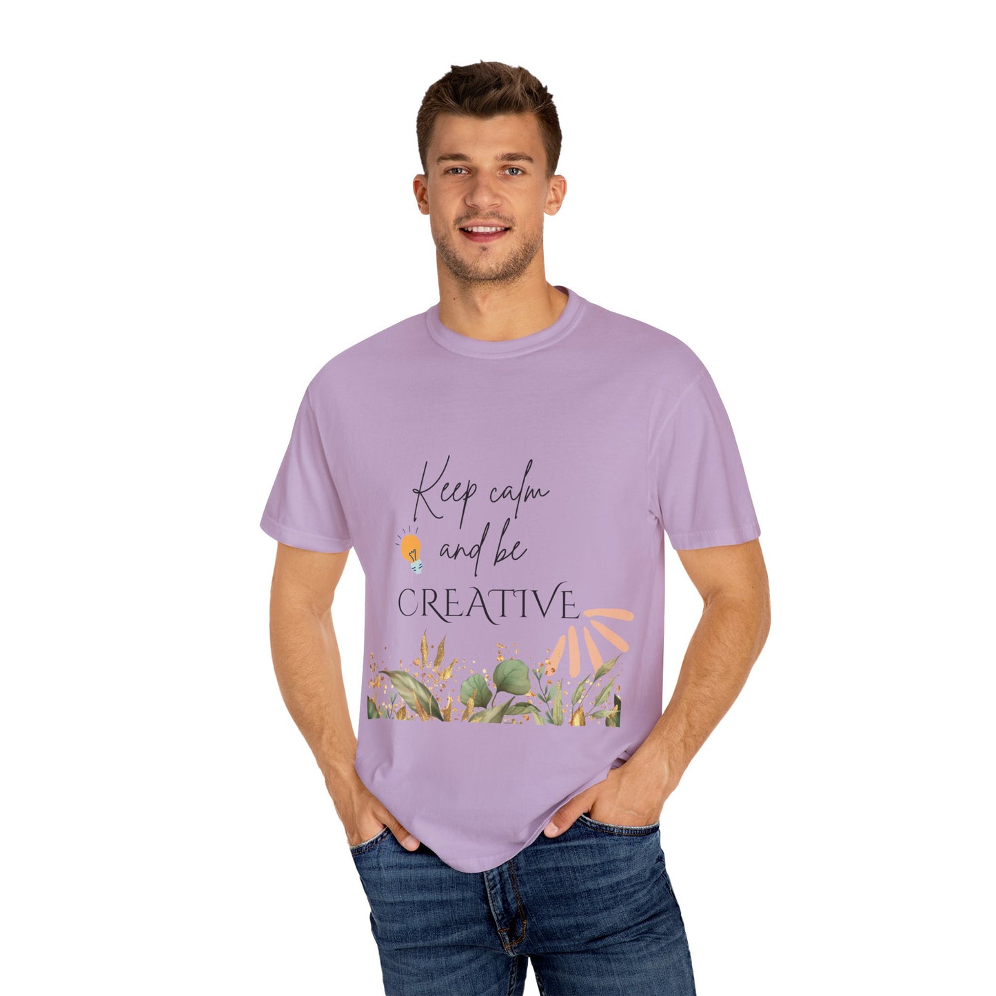 Unisex Garment-Dyed T-shirt with motivational quote | t shirt designs for you | pulse point store