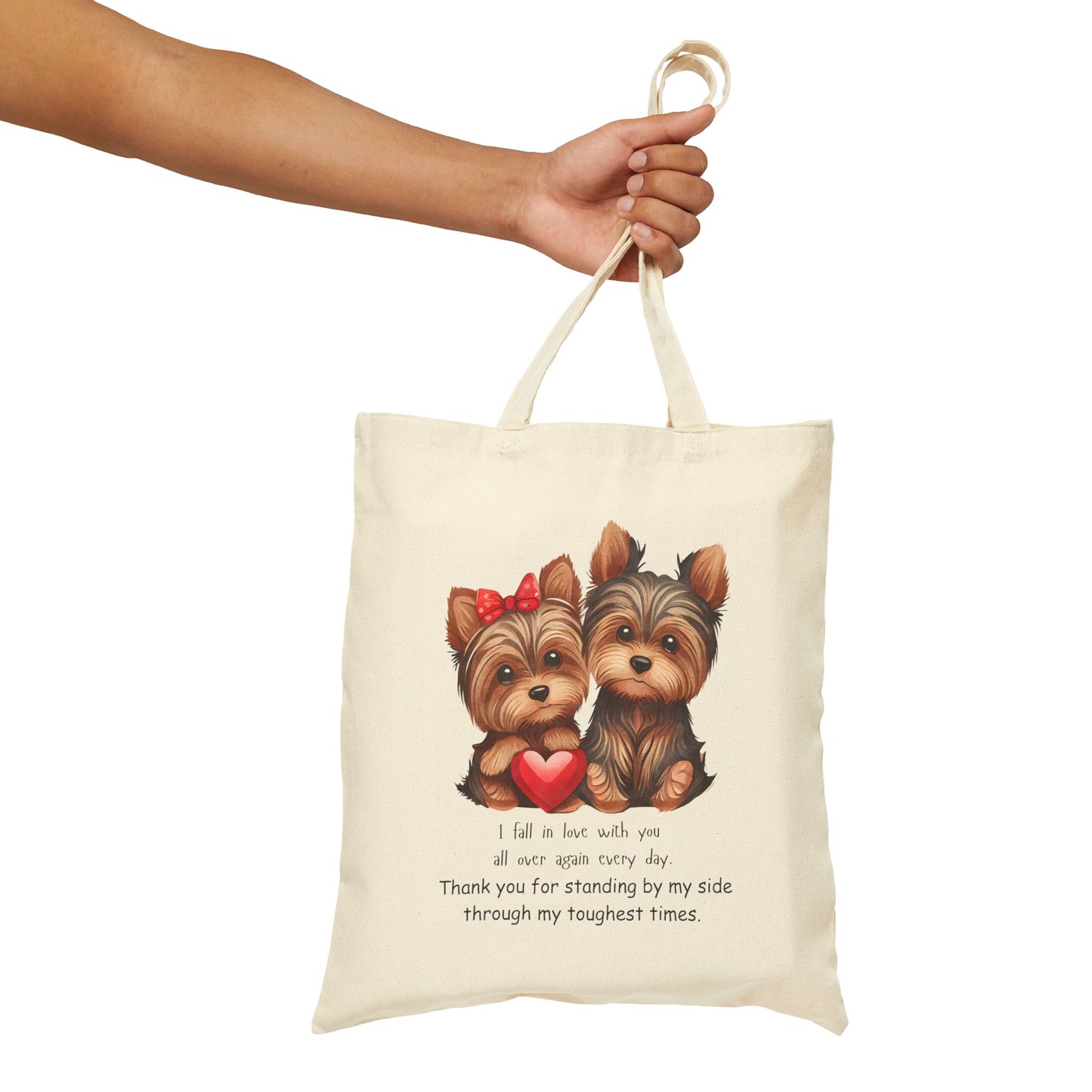 Cotton Canvas Tote Bag for your lover | valentine special | valentine gifts