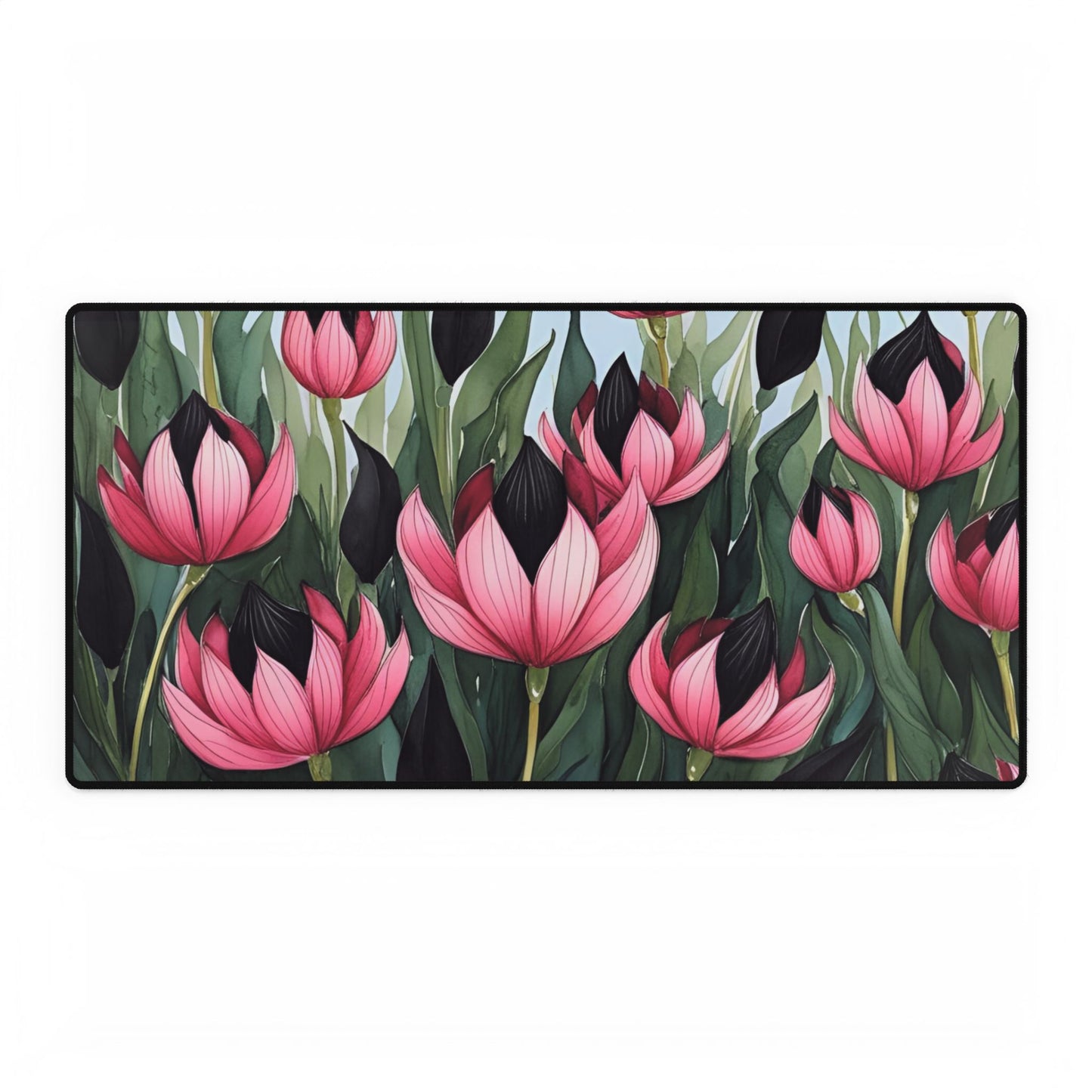 Desk Mats with colourful flowers suitable for your desk perfectly! | pulse point store