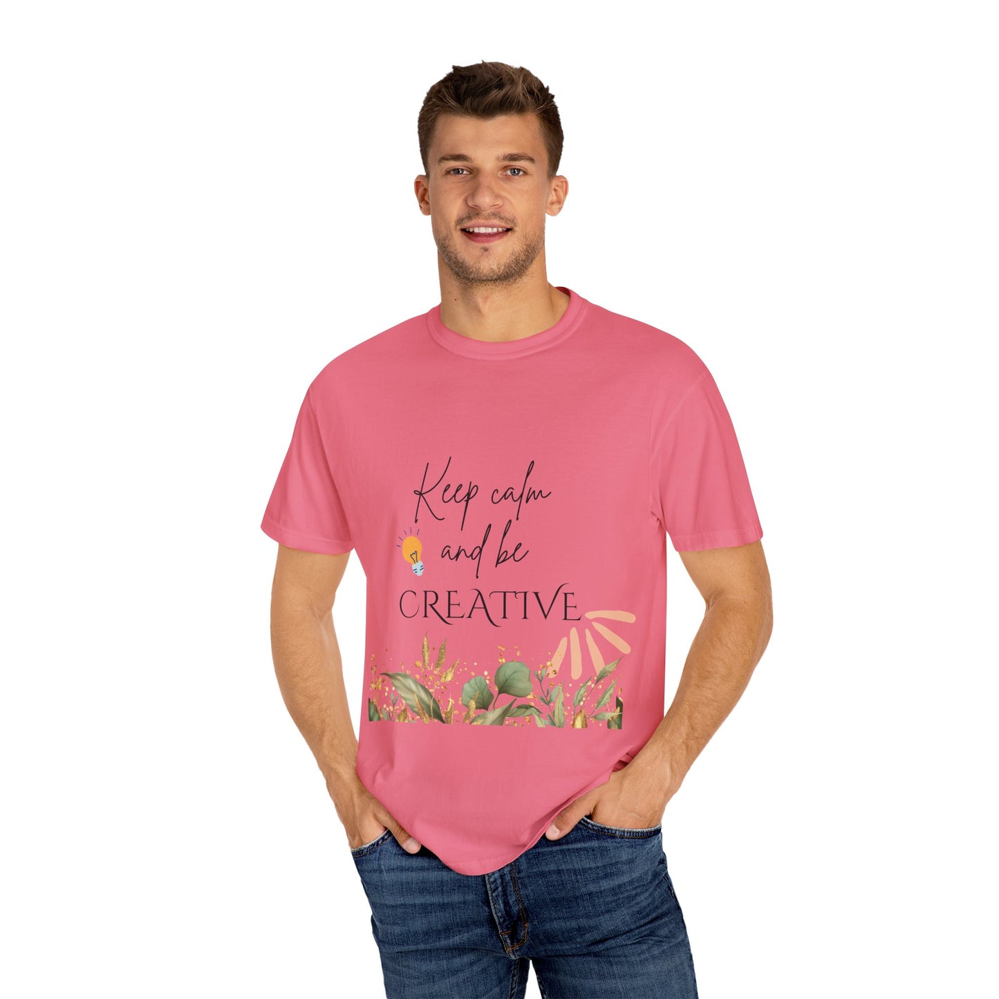 Unisex Garment-Dyed T-shirt with motivational quote | t shirt designs for you | pulse point store