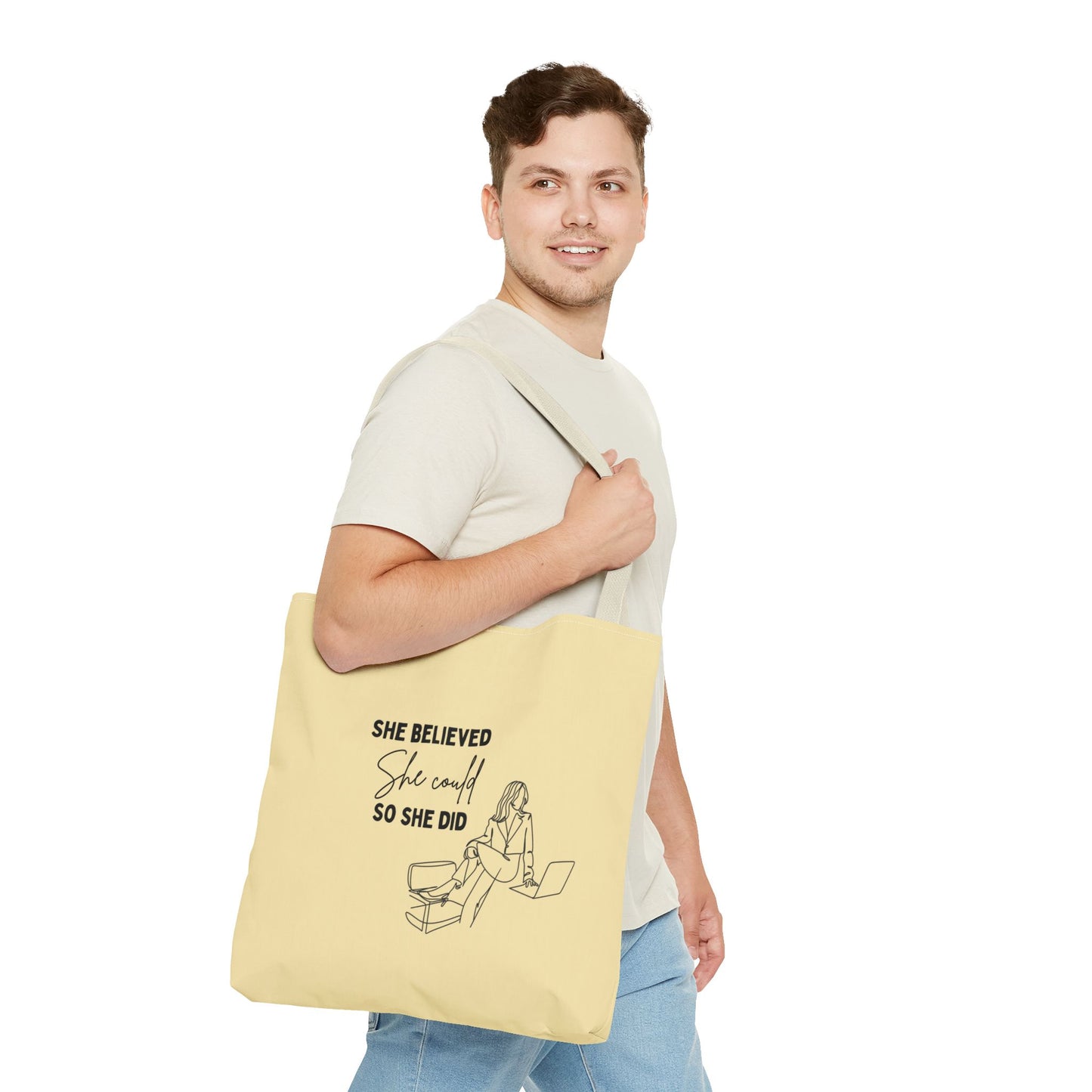 Tote Bags (AOP) design for successful women | women career goals | pulsepoint store