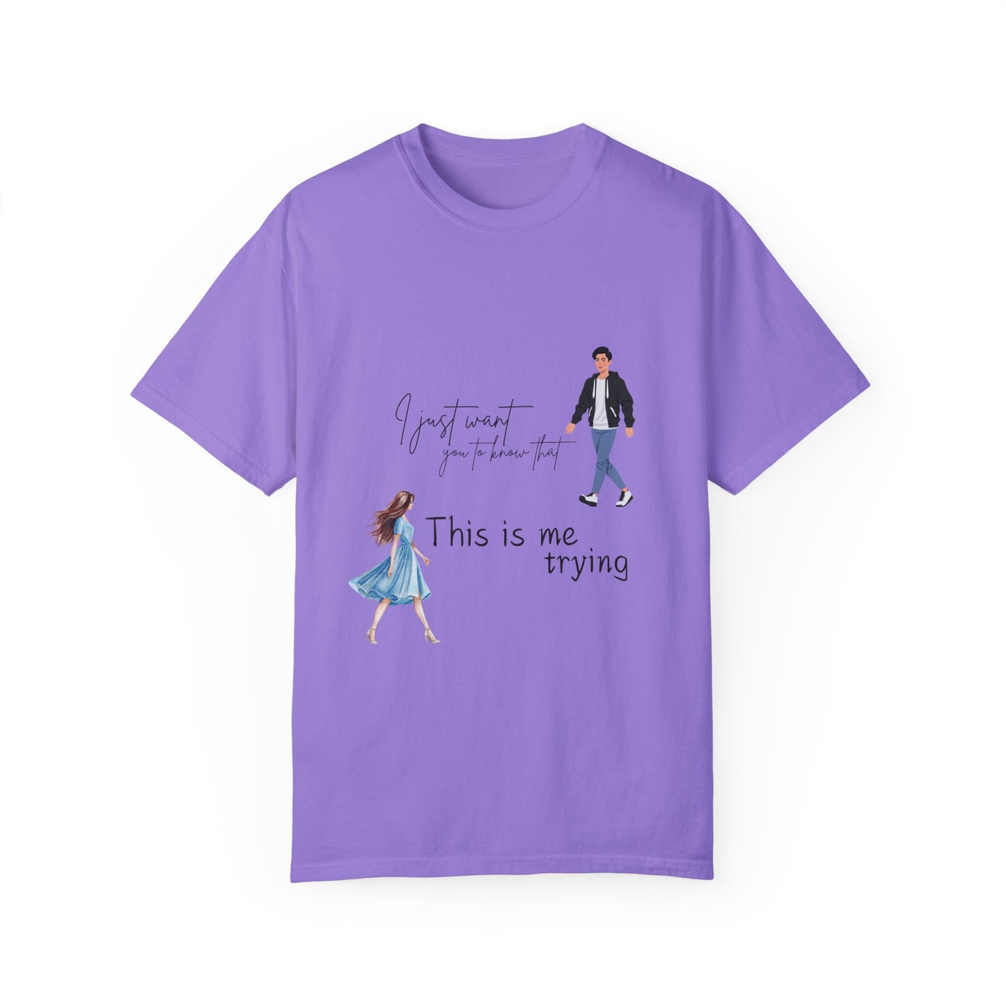 Unisex Garment-Dyed T-shirt with quote | t shirts design for music lovers