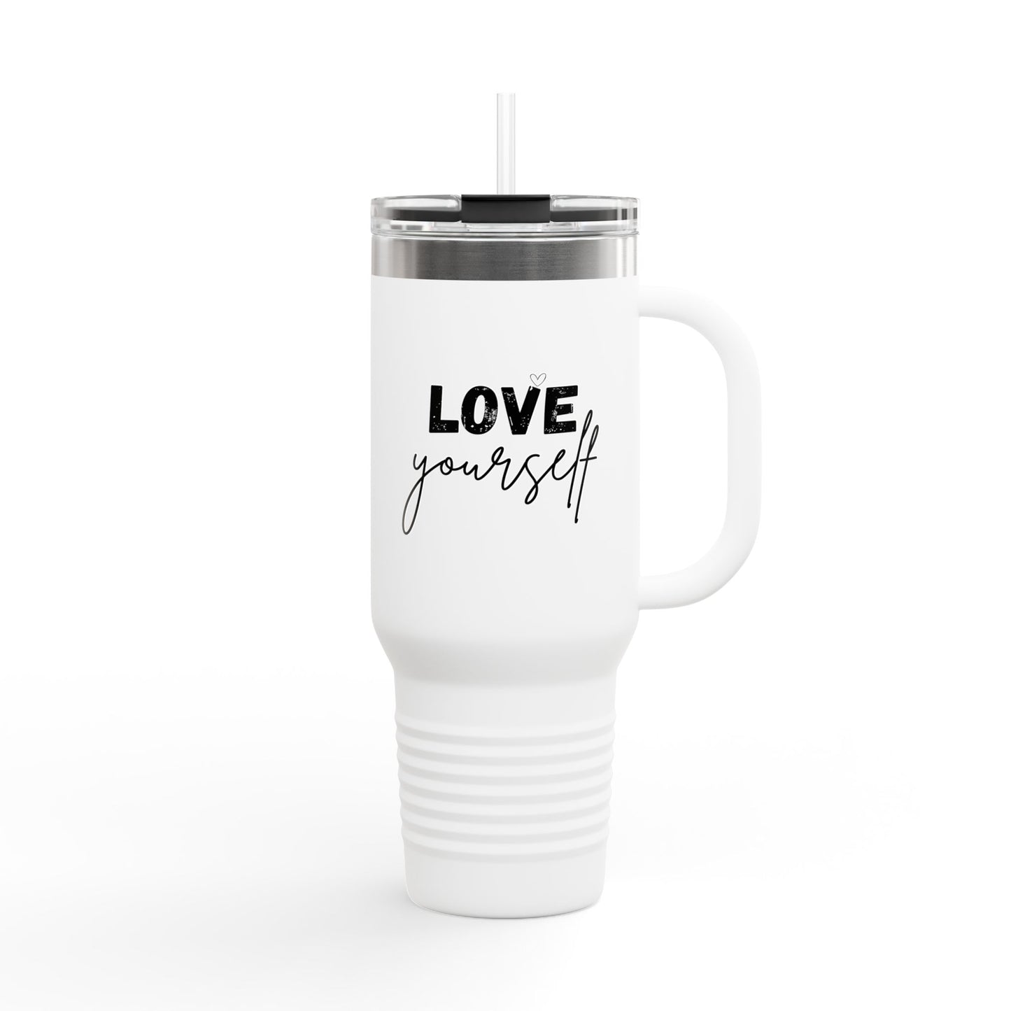 Insulated Travel Mug, 40oz with inspiring quotes | glass ware by pulse point store