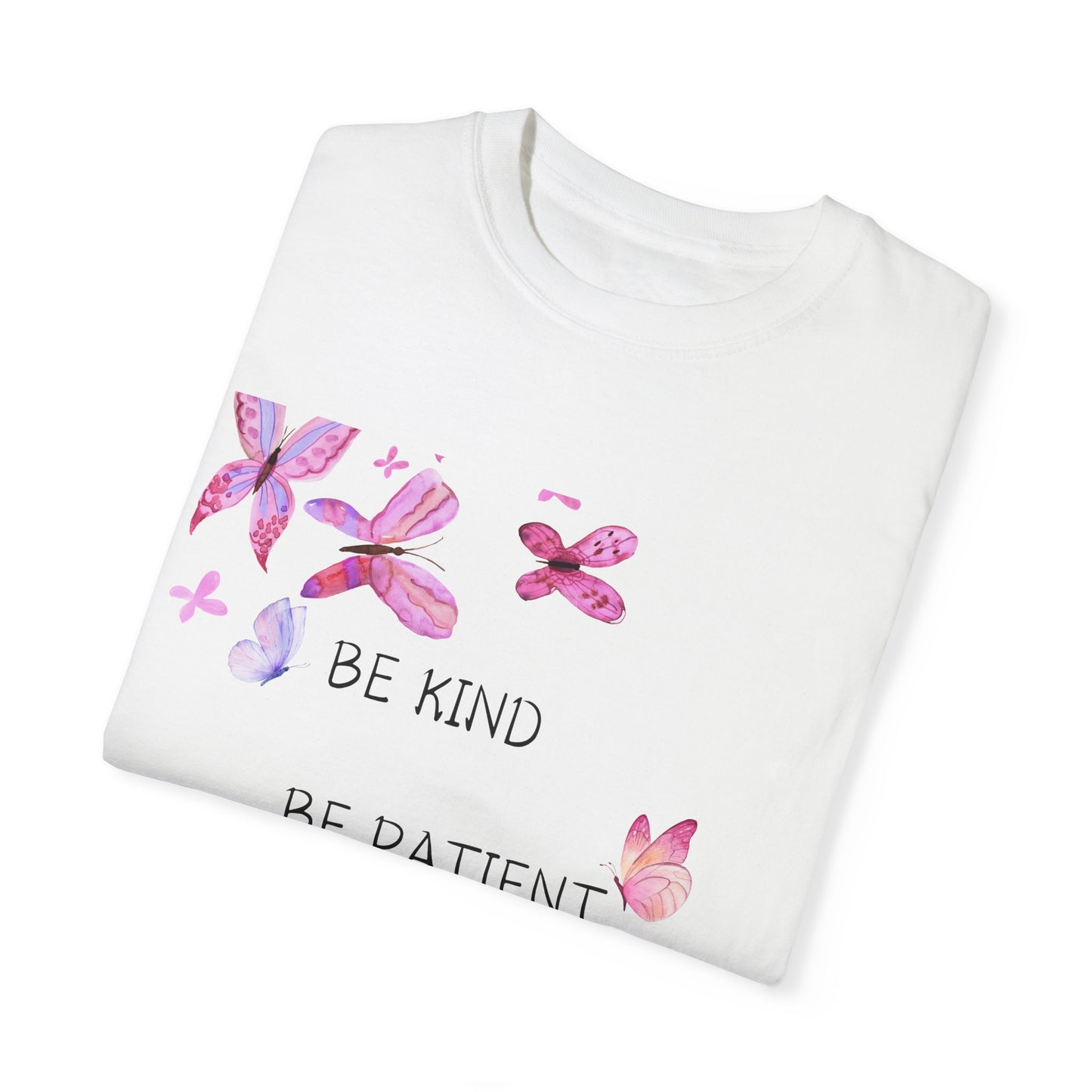 Unisex Garment-Dyed T-shirt with butterflies on the back |  best advice for you !