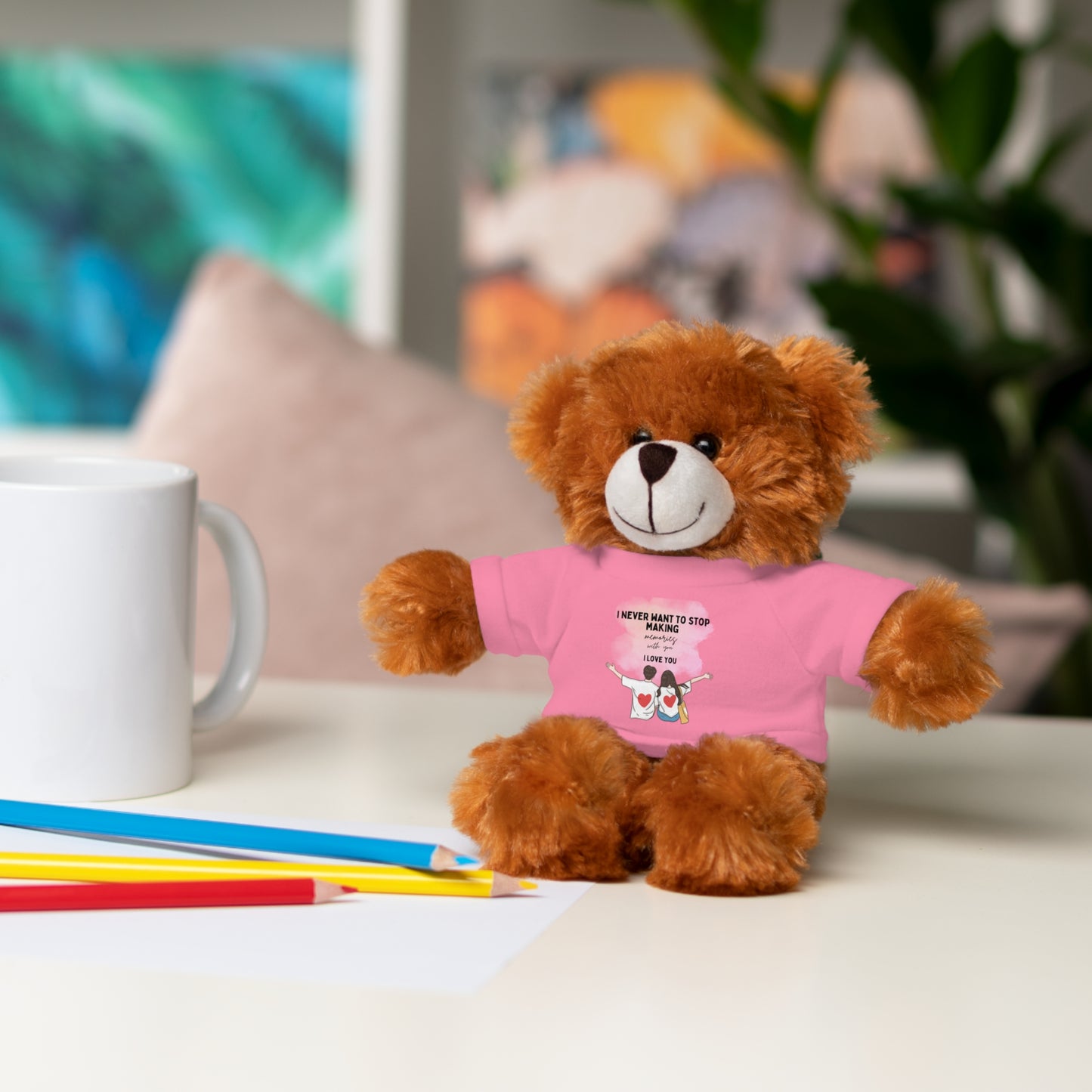 Stuffed Animals with Tee valentine gifts for your loved ones | valentine special