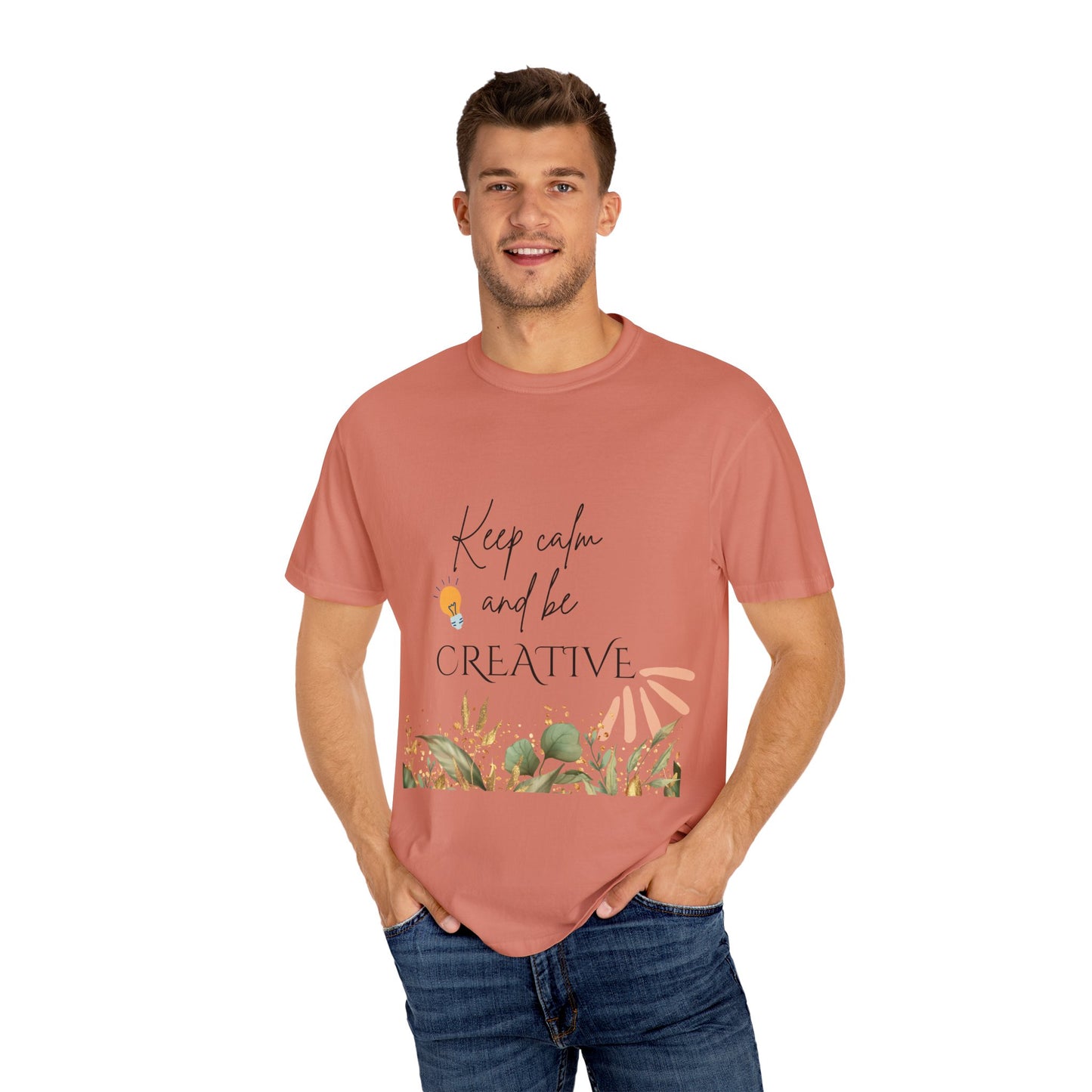 Unisex Garment-Dyed T-shirt with motivational quote | t shirt designs for you | pulse point store