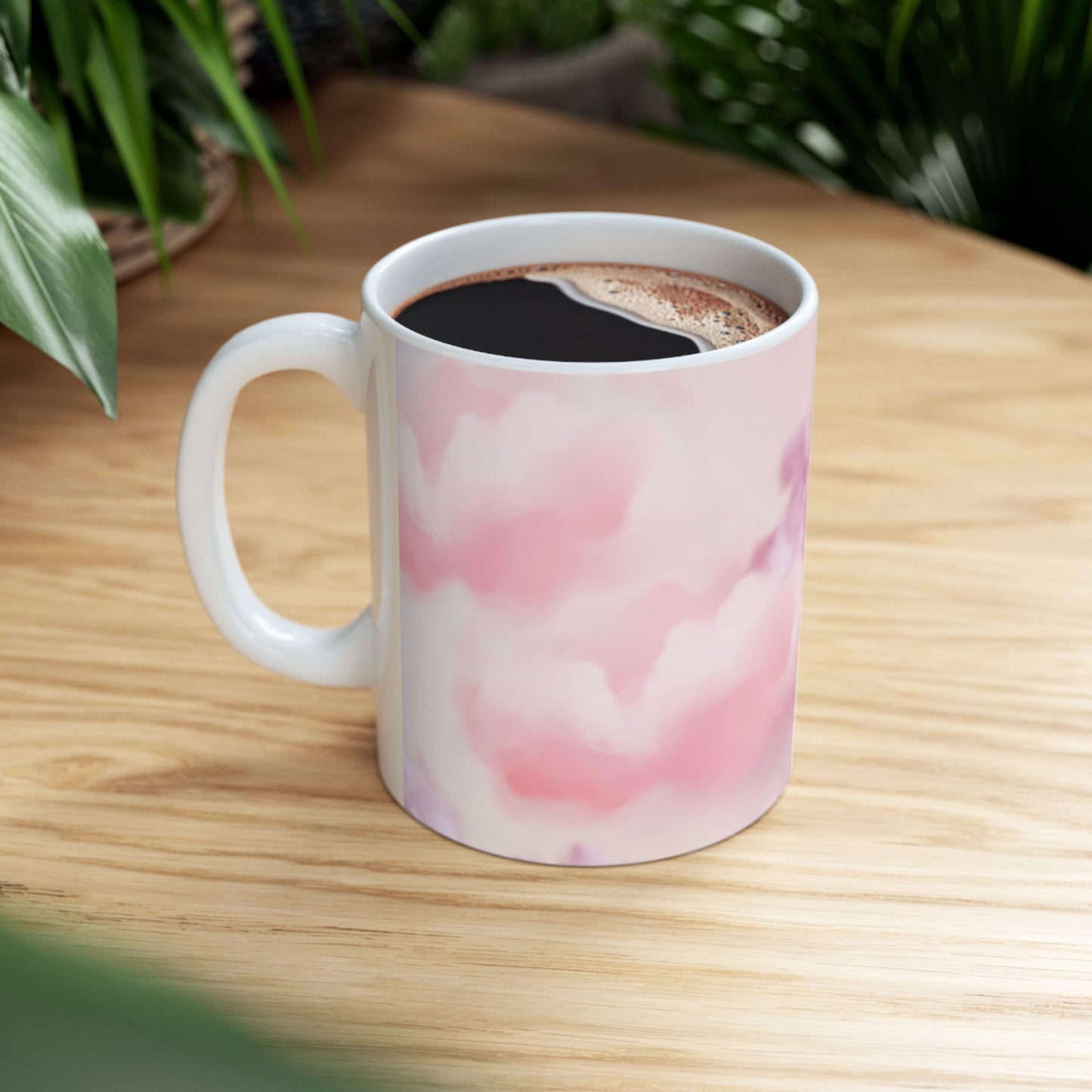 Dreamy Clouds Ceramic Mug - 11oz & 15oz, Perfect for Coffee Lovers & Gifts