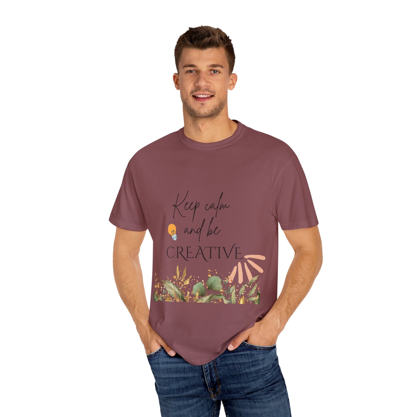 Unisex Garment-Dyed T-shirt with motivational quote | t shirt designs for you | pulse point store