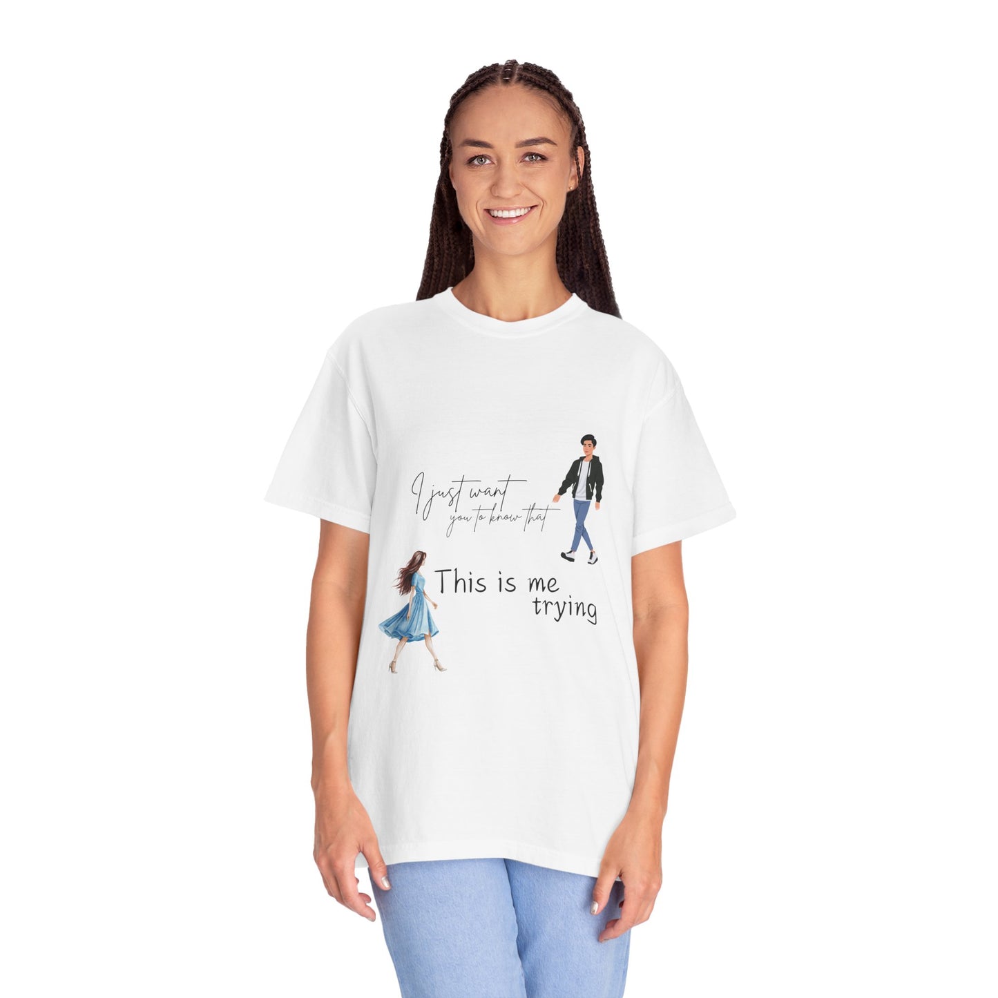 Unisex Garment-Dyed T-shirt with quote | t shirts design for music lovers