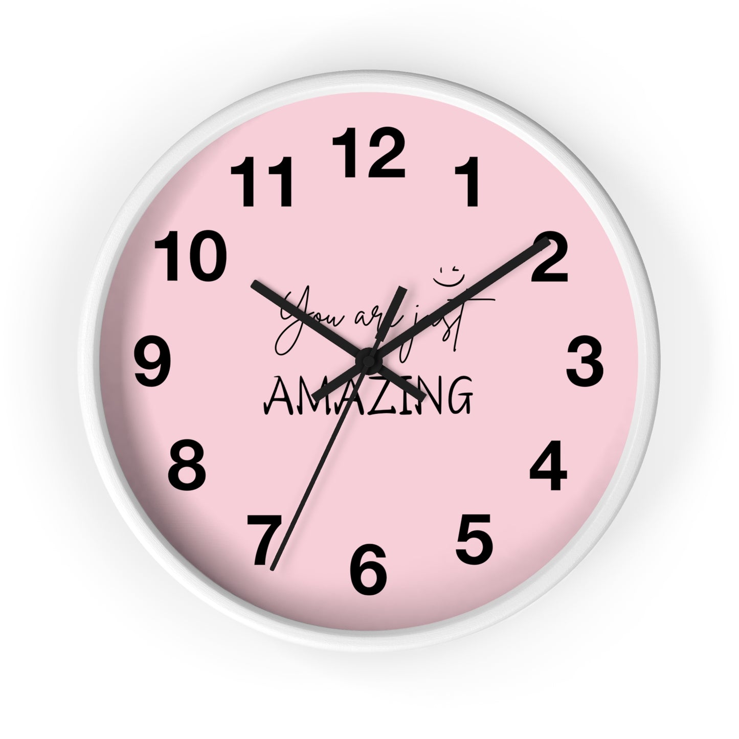 Wall Clock | wall clock for your room | wall clock with motivational background by pulse point store