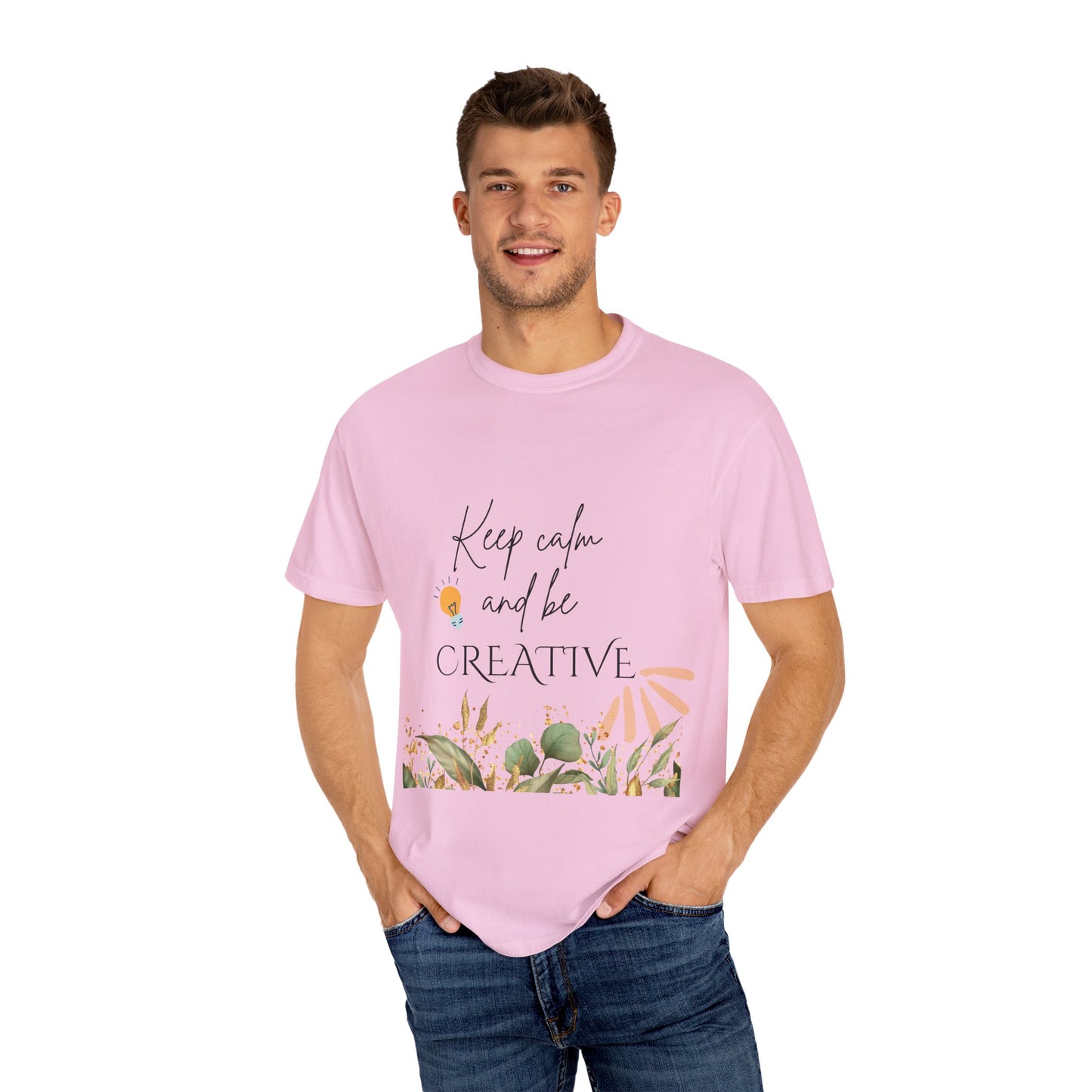 Unisex Garment-Dyed T-shirt with motivational quote | t shirt designs for you | pulse point store