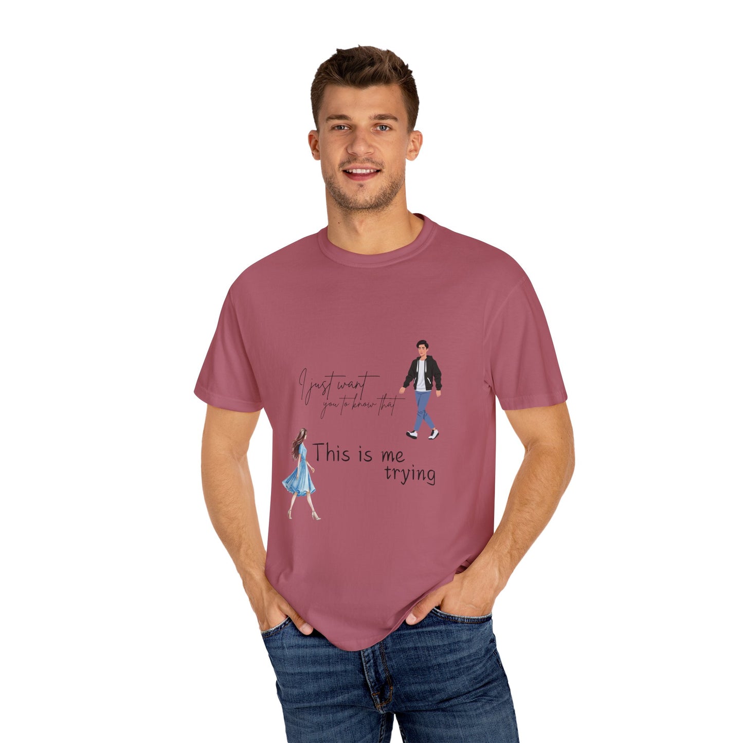 Unisex Garment-Dyed T-shirt with quote | t shirts design for music lovers