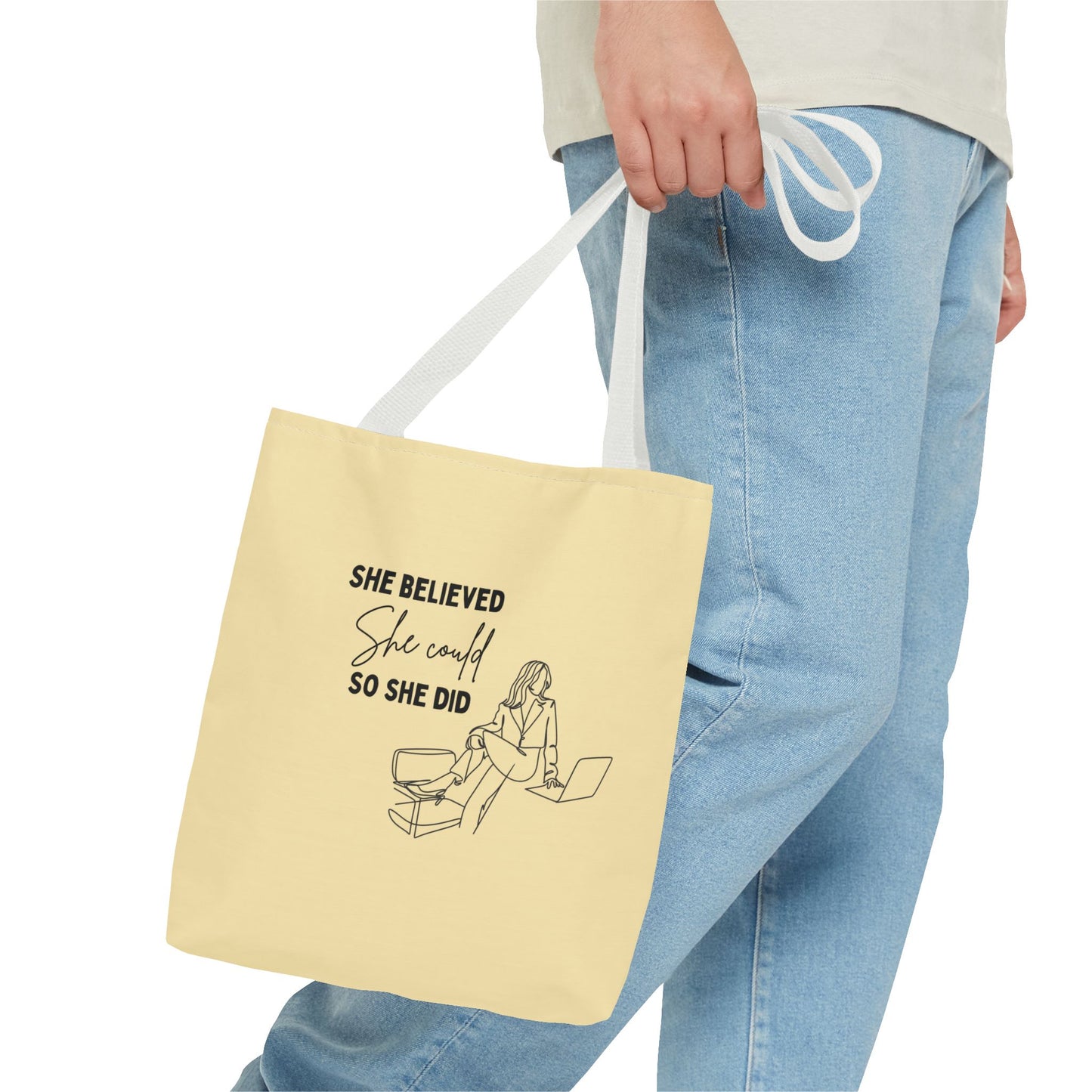 Tote Bags (AOP) design for successful women | women career goals | pulsepoint store