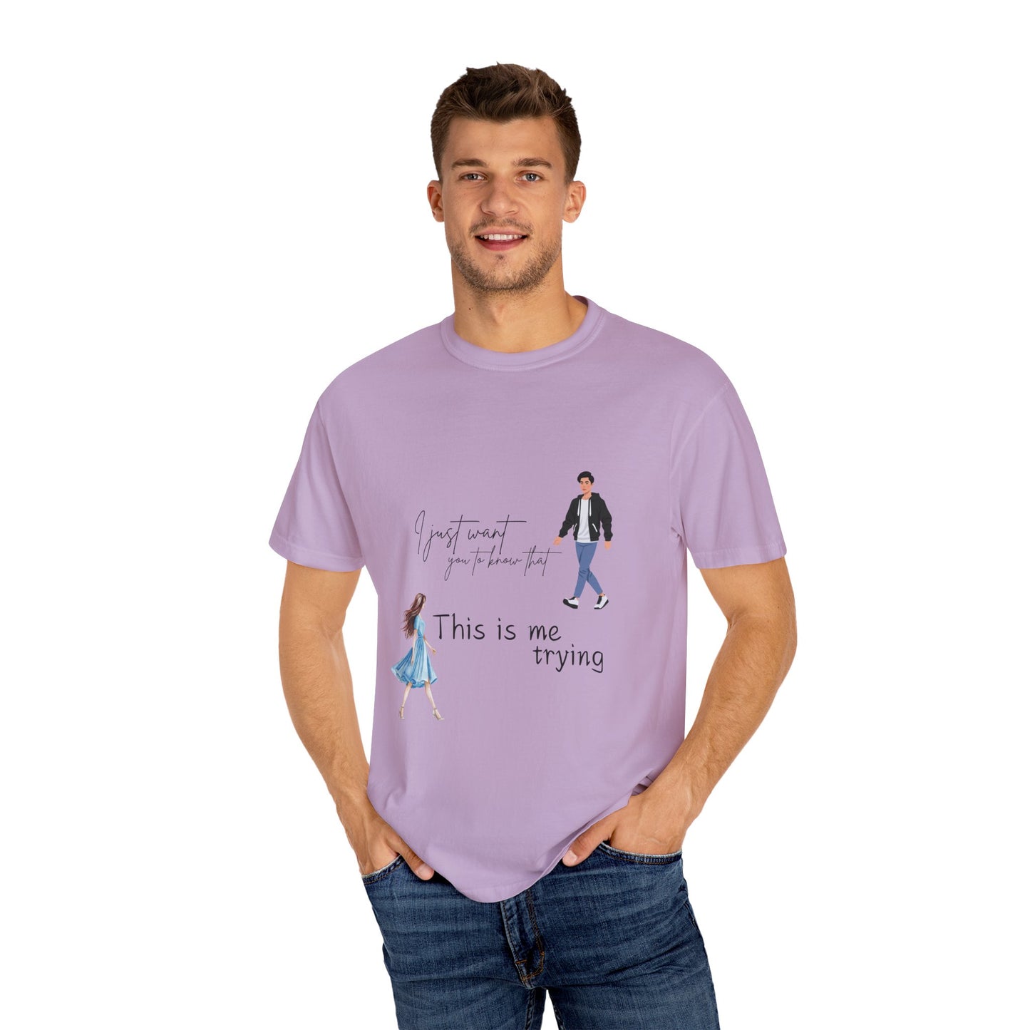 Unisex Garment-Dyed T-shirt with quote | t shirts design for music lovers