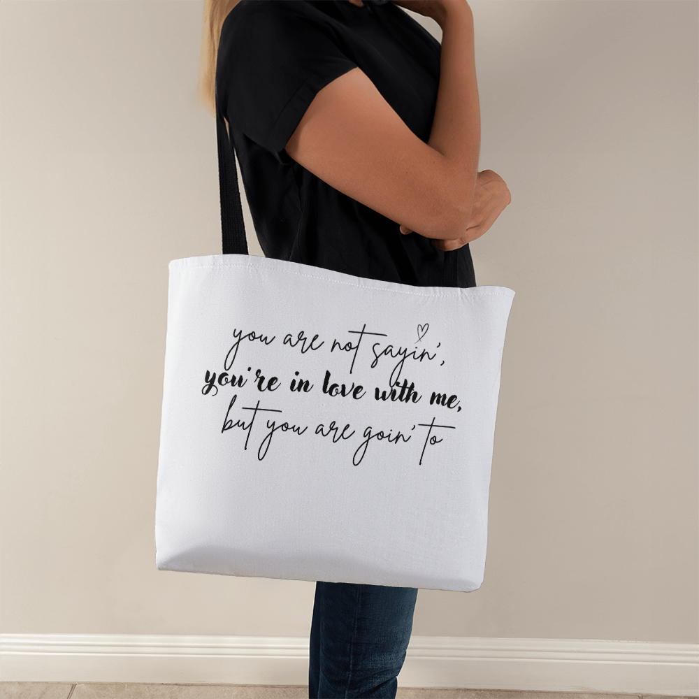 classic tote bag with love quote | lovers bag | bag with quote