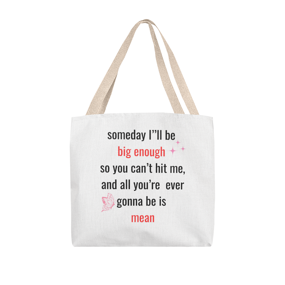 classic tote bag with unique design | gifts bag  | tote bag motivational quote