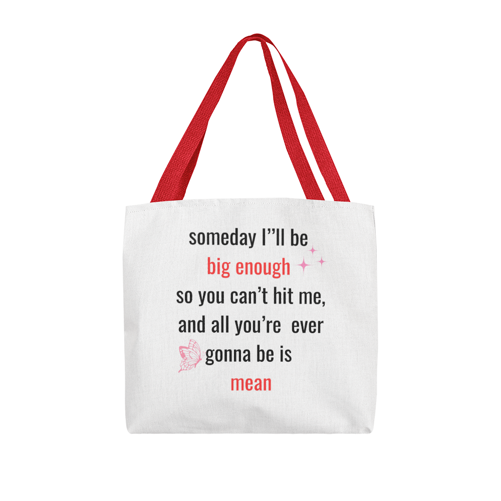 classic tote bag with unique design | gifts bag  | tote bag motivational quote